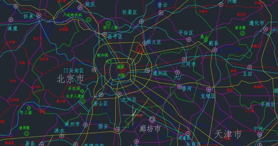 最新中国地图CAD版
